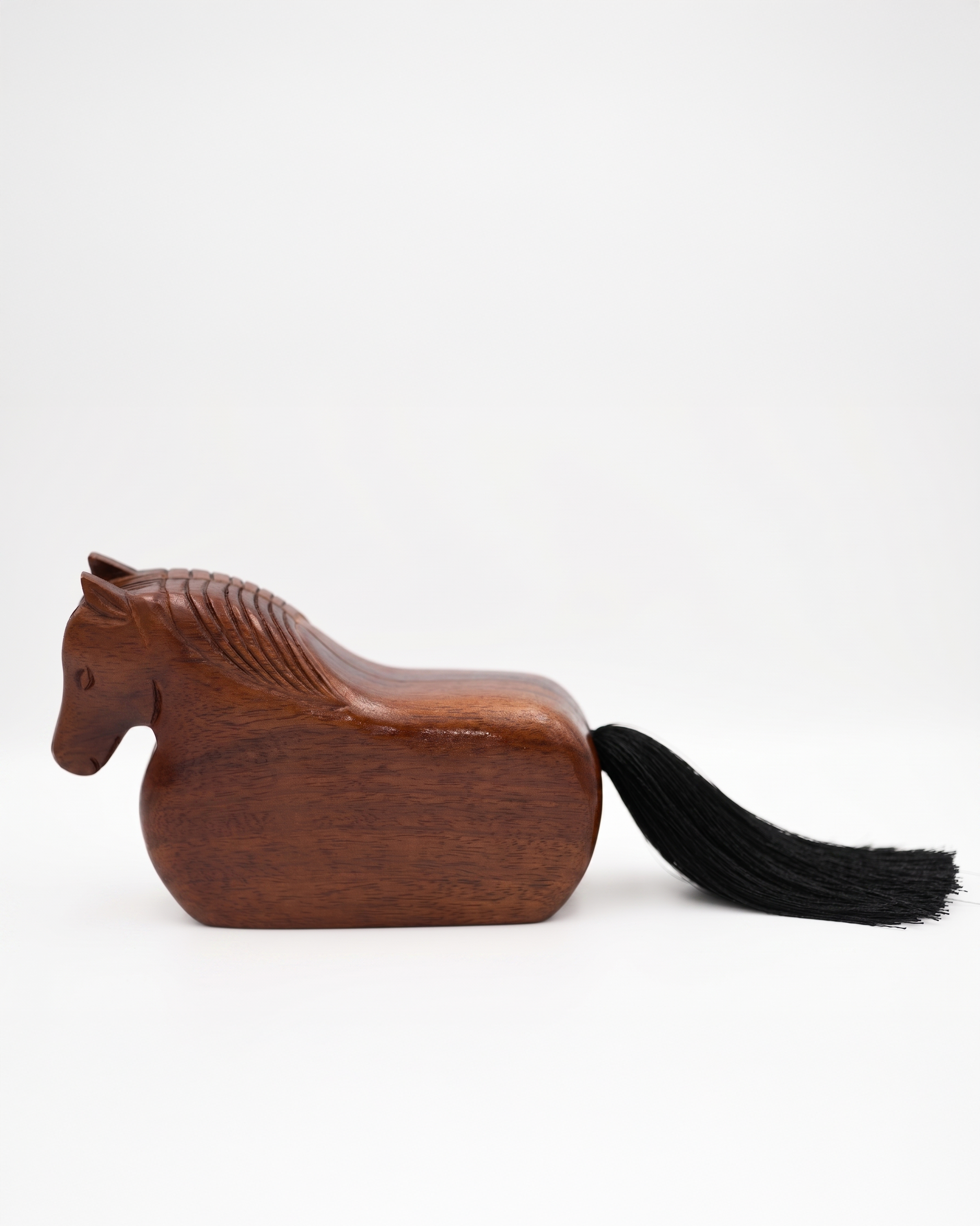 フランス　アンティーク　ヴィッドポッシュ　馬 Cheval - Limited Edition Wood Novelty Clutch | Wedding Bag | VIN